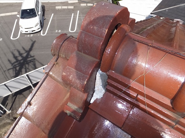 剥離した鬼巻き